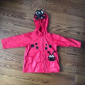 Ladybug raincoat girls